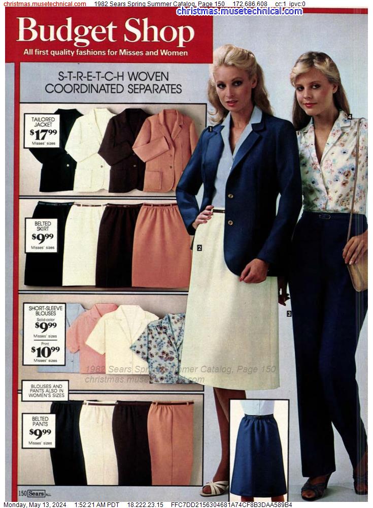 1982 Sears Spring Summer Catalog, Page 150