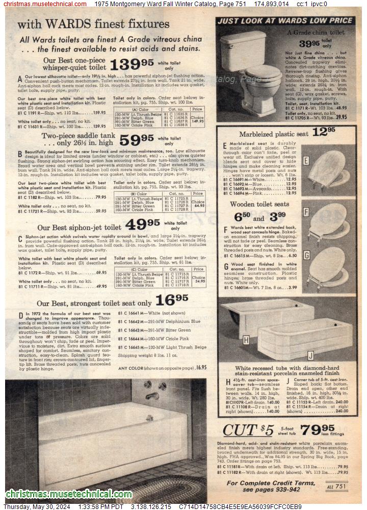1975 Montgomery Ward Fall Winter Catalog, Page 751