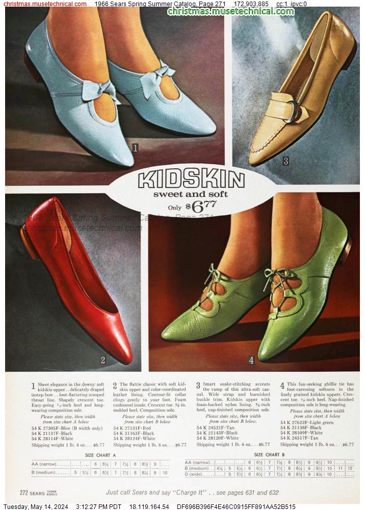 1966 Sears Spring Summer Catalog, Page 271