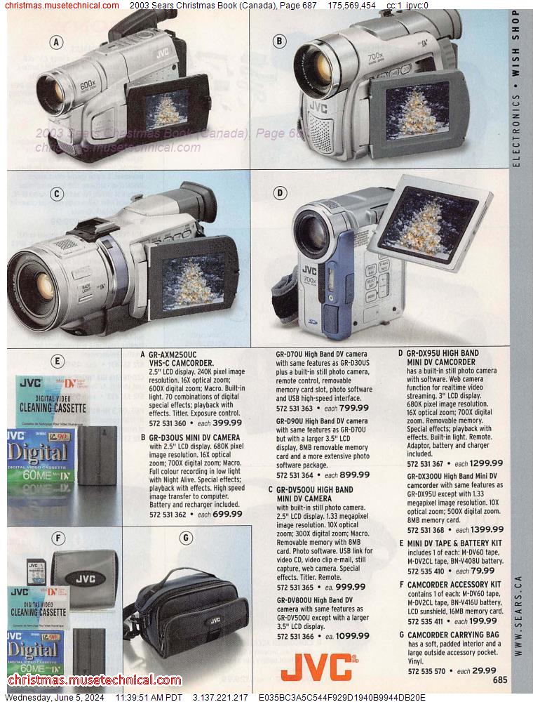 2003 Sears Christmas Book (Canada), Page 687