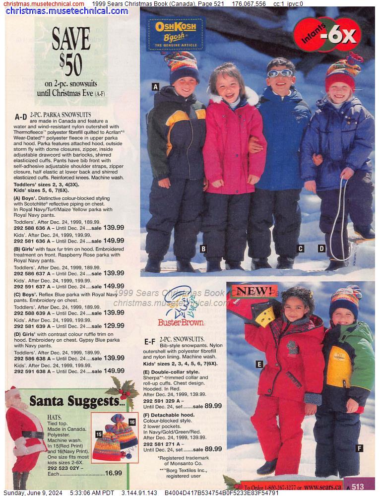 1999 Sears Christmas Book (Canada), Page 521