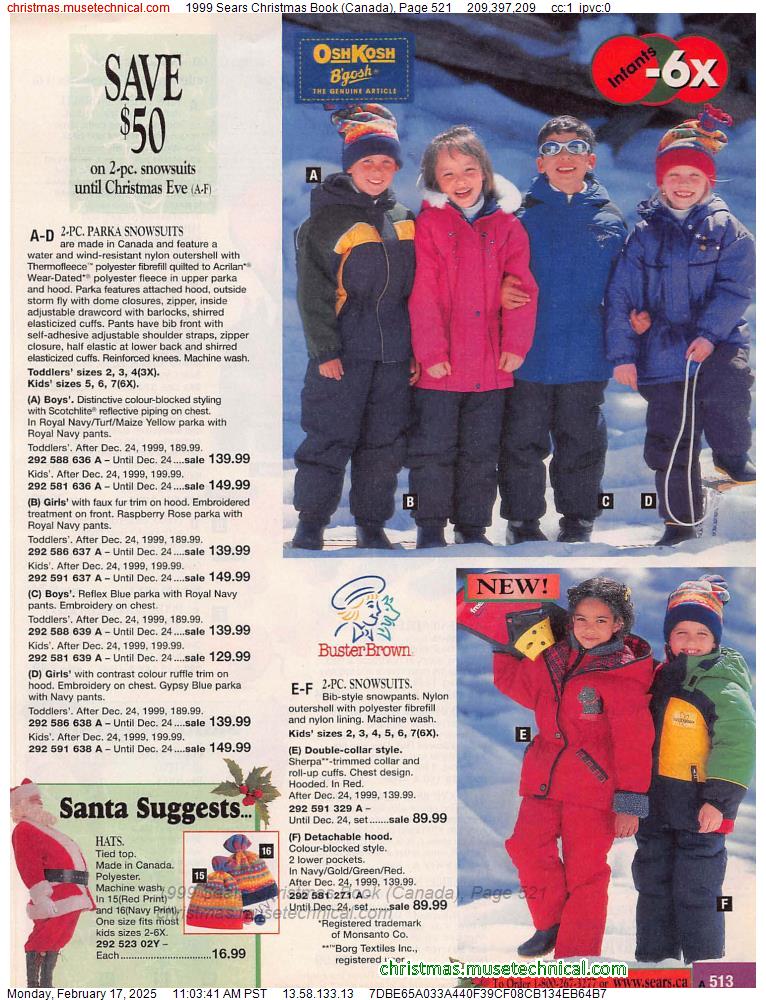 1999 Sears Christmas Book (Canada), Page 521