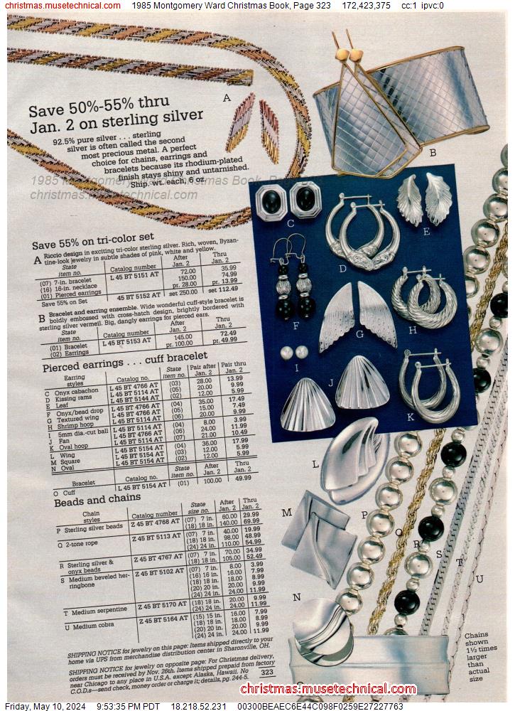 1985 Montgomery Ward Christmas Book, Page 323