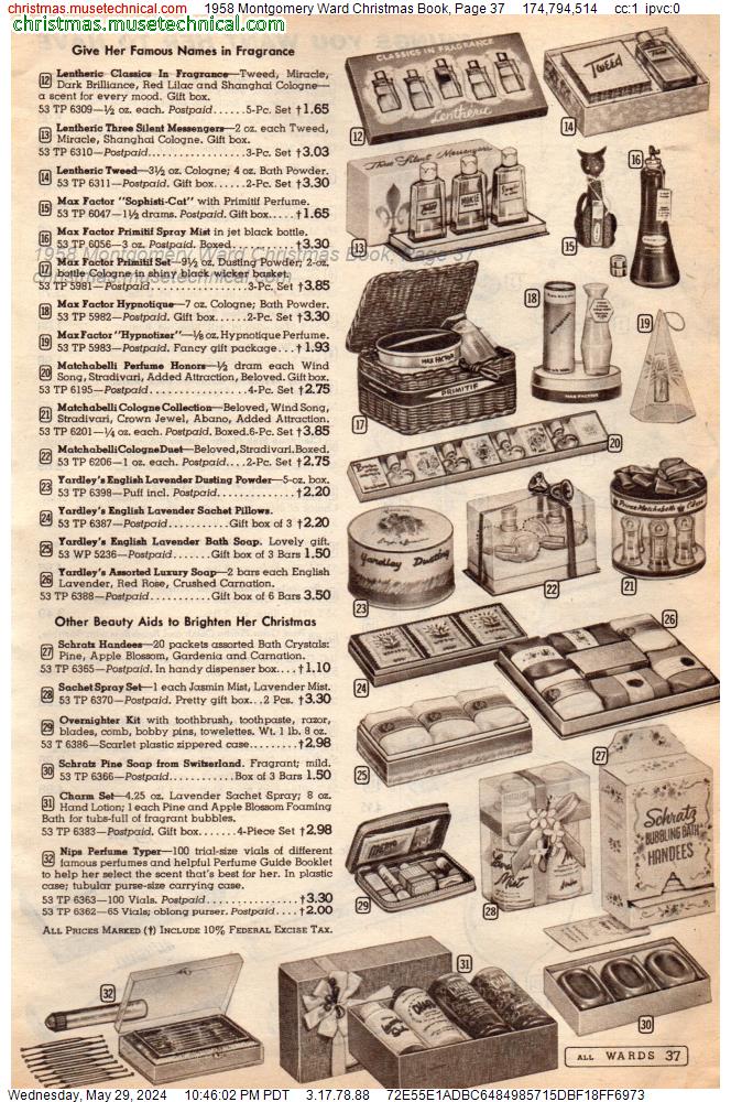 1958 Montgomery Ward Christmas Book, Page 37