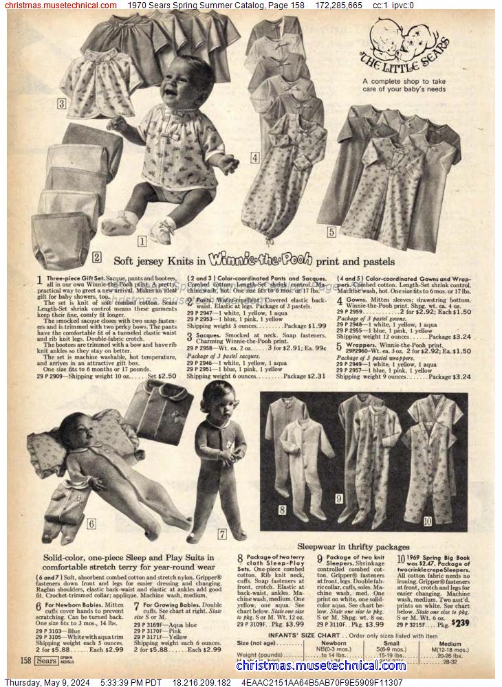 1970 Sears Spring Summer Catalog, Page 158