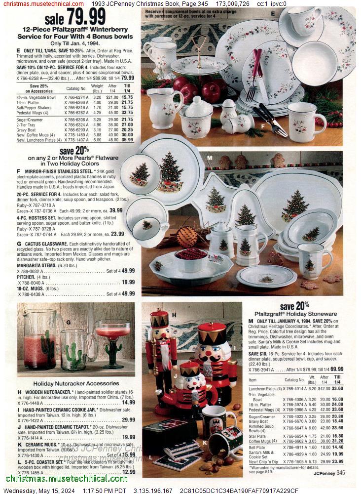 1993 JCPenney Christmas Book, Page 345