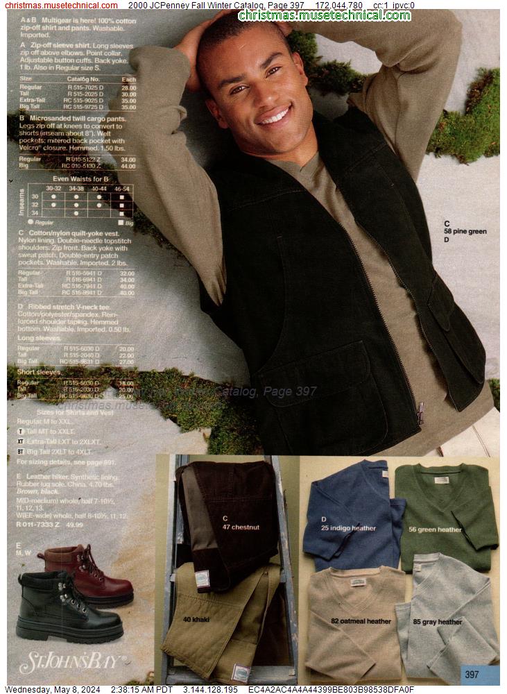 2000 JCPenney Fall Winter Catalog, Page 397
