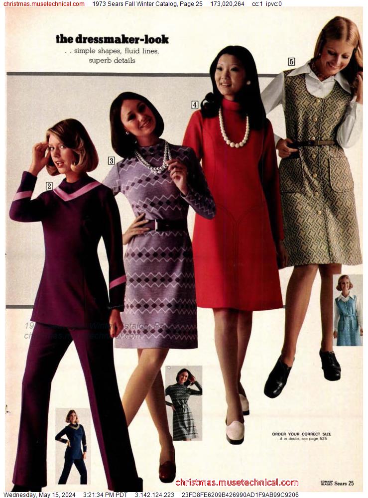 1973 Sears Fall Winter Catalog, Page 25