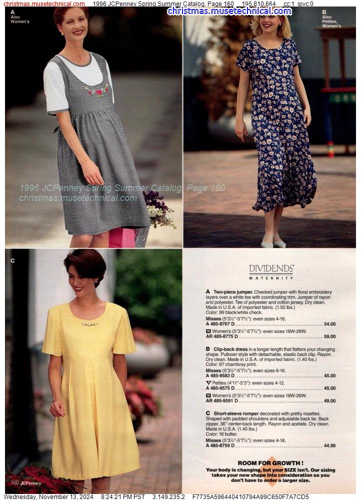 1996 JCPenney Spring Summer Catalog, Page 160