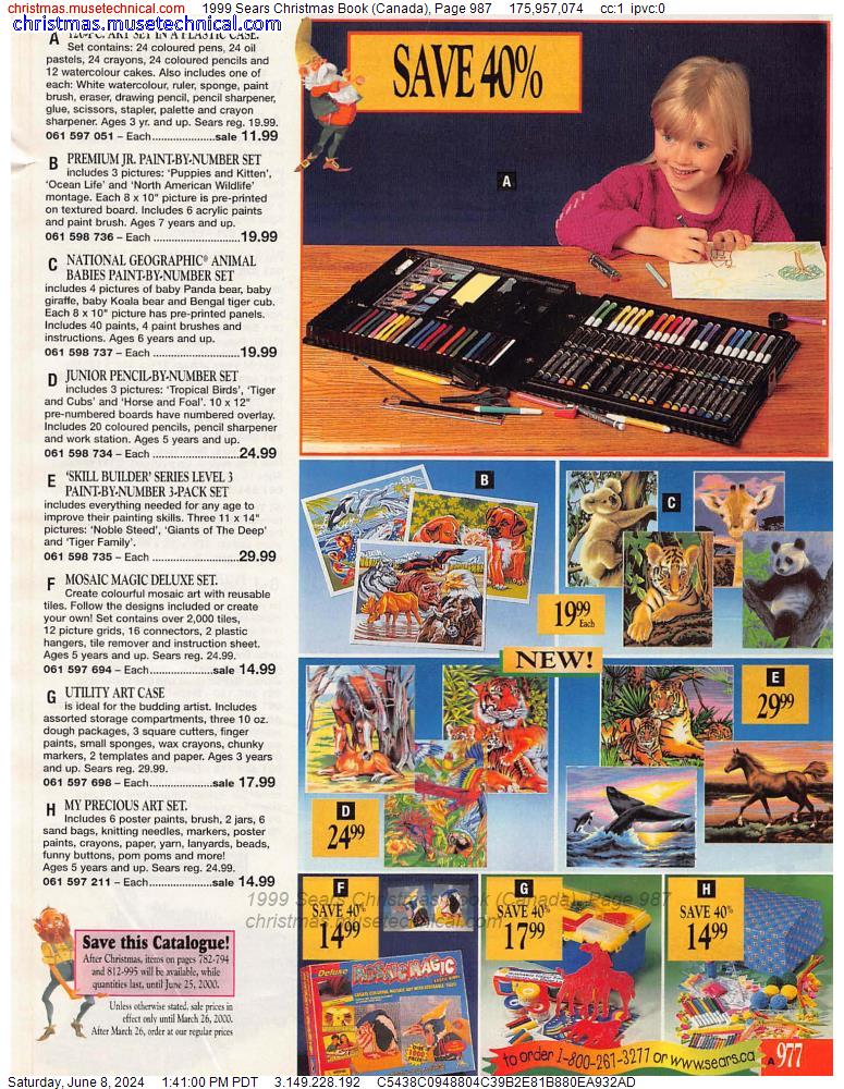 1999 Sears Christmas Book (Canada), Page 987