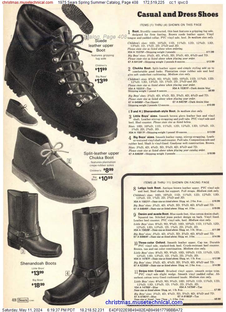 1975 Sears Spring Summer Catalog, Page 408