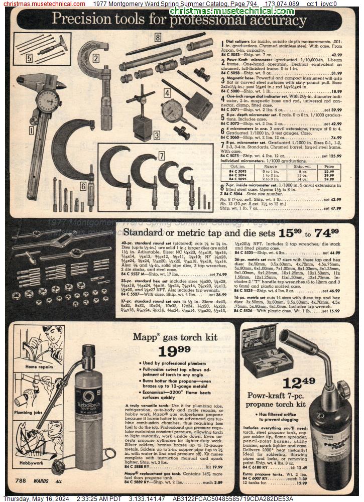 1977 Montgomery Ward Spring Summer Catalog, Page 794