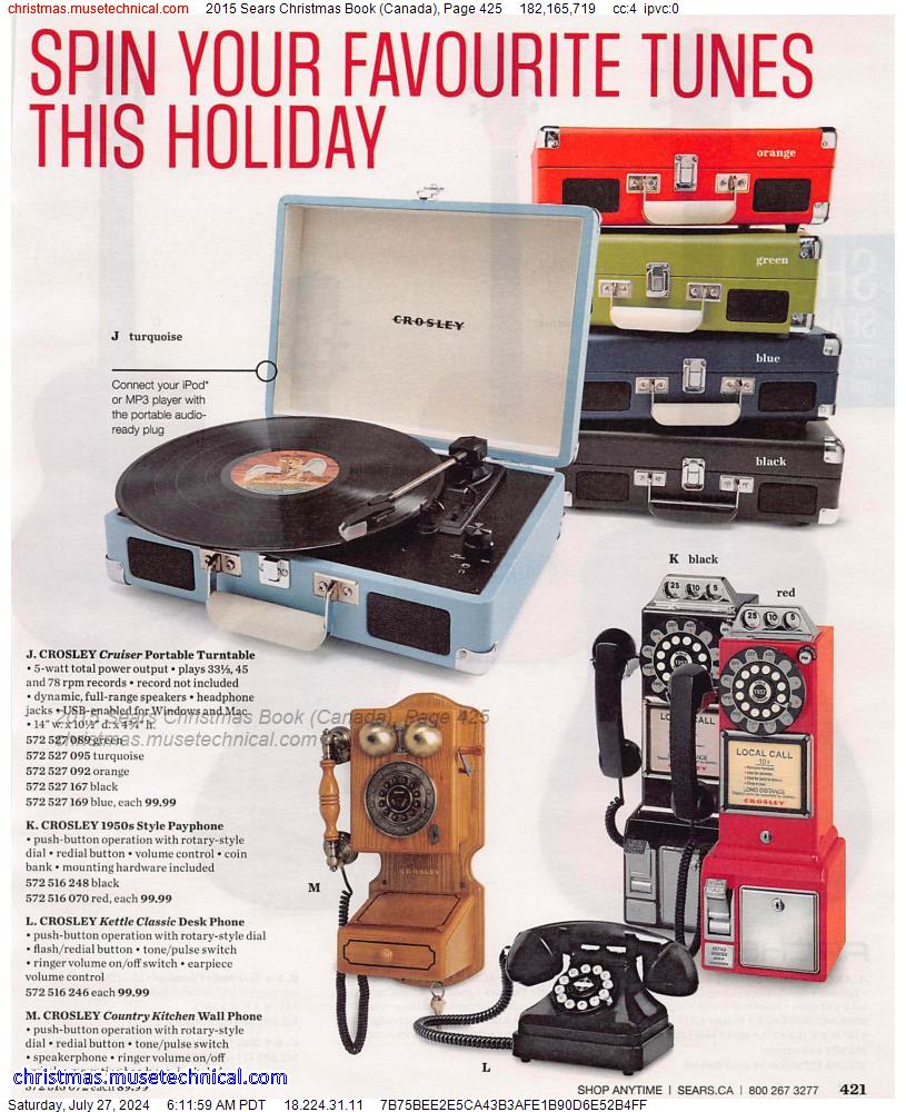 2015 Sears Christmas Book (Canada), Page 425