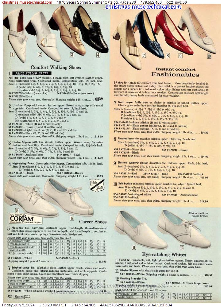 1970 Sears Spring Summer Catalog, Page 230