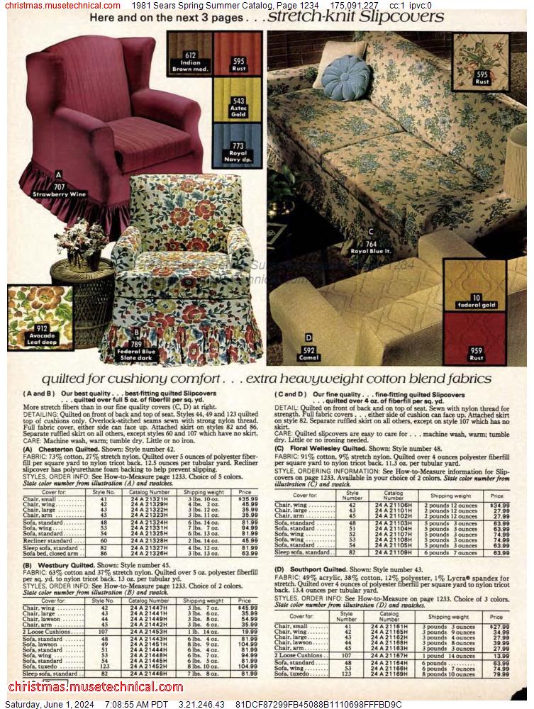 1981 Sears Spring Summer Catalog, Page 1234