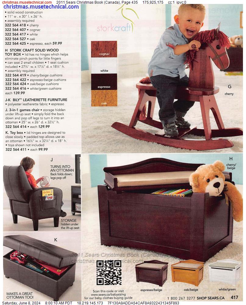 2011 Sears Christmas Book (Canada), Page 435