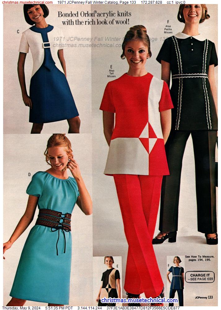 1971 JCPenney Fall Winter Catalog, Page 133