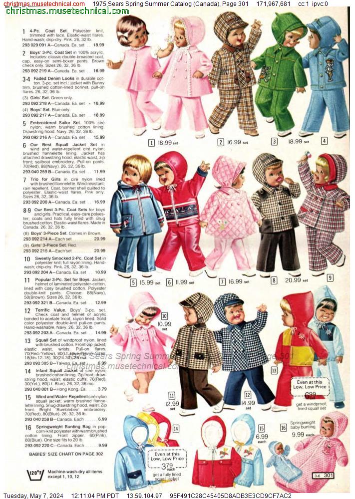 1975 Sears Spring Summer Catalog (Canada), Page 301