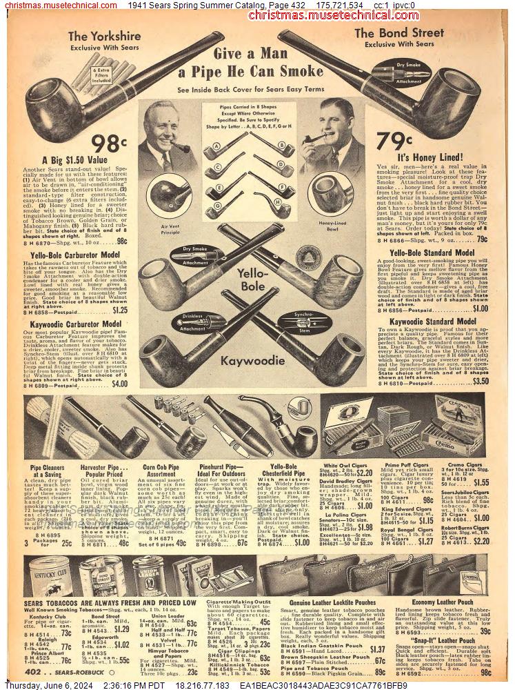 1941 Sears Spring Summer Catalog, Page 432