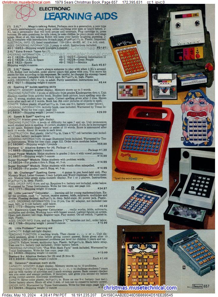 1979 Sears Christmas Book, Page 657