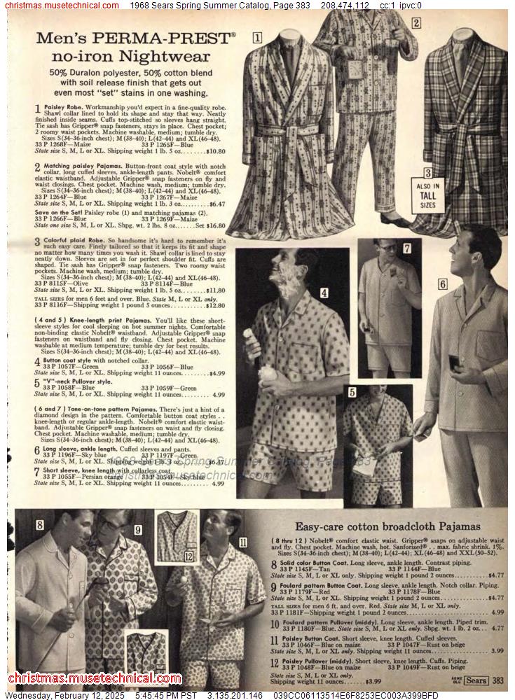 1968 Sears Spring Summer Catalog, Page 383