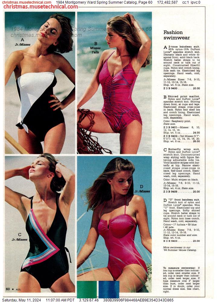 1984 Montgomery Ward Spring Summer Catalog, Page 60