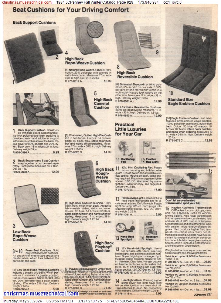 1984 JCPenney Fall Winter Catalog, Page 929