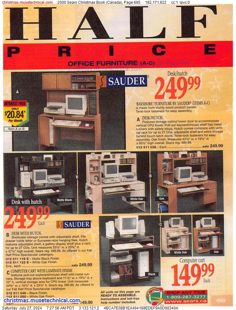 2000 Sears Christmas Book (Canada), Page 695