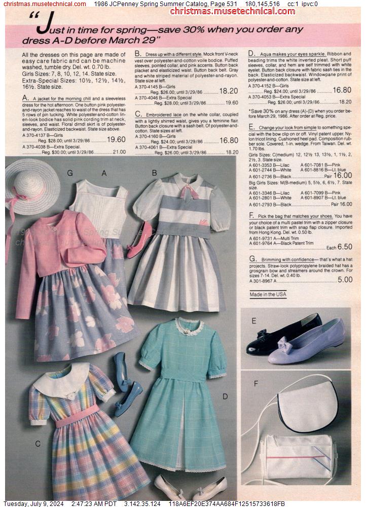 1986 JCPenney Spring Summer Catalog, Page 531