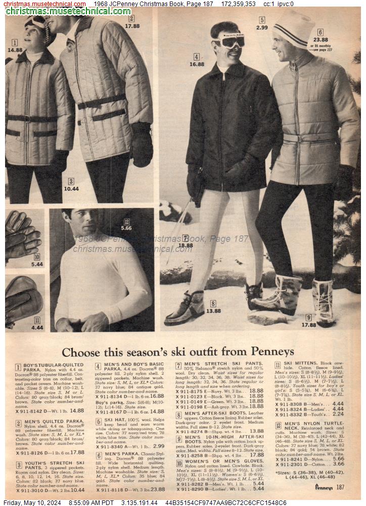1968 JCPenney Christmas Book, Page 187