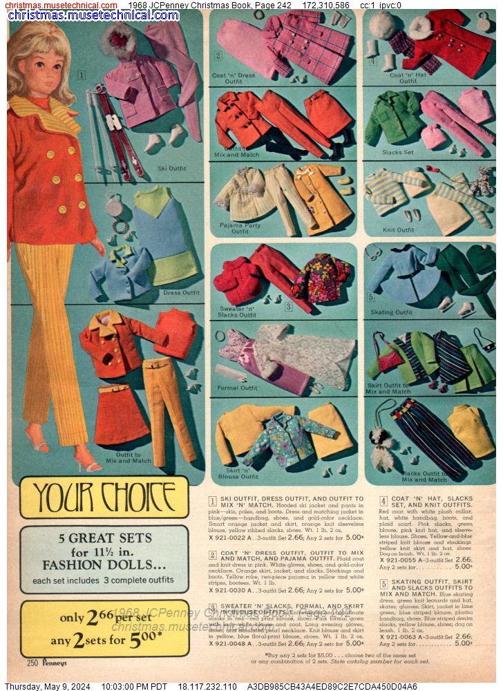 1968 JCPenney Christmas Book, Page 242