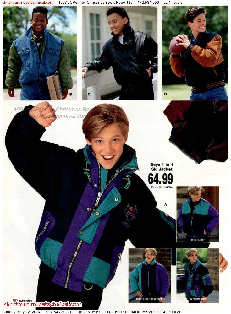 1993 JCPenney Christmas Book, Page 186