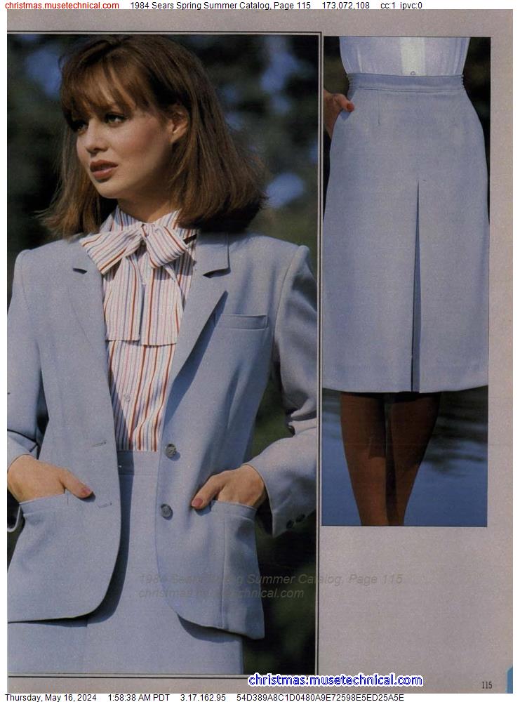 1984 Sears Spring Summer Catalog, Page 115