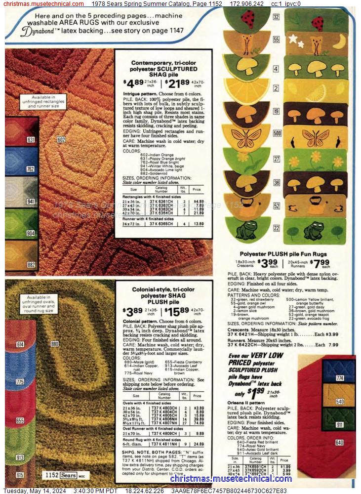 1978 Sears Spring Summer Catalog, Page 1152