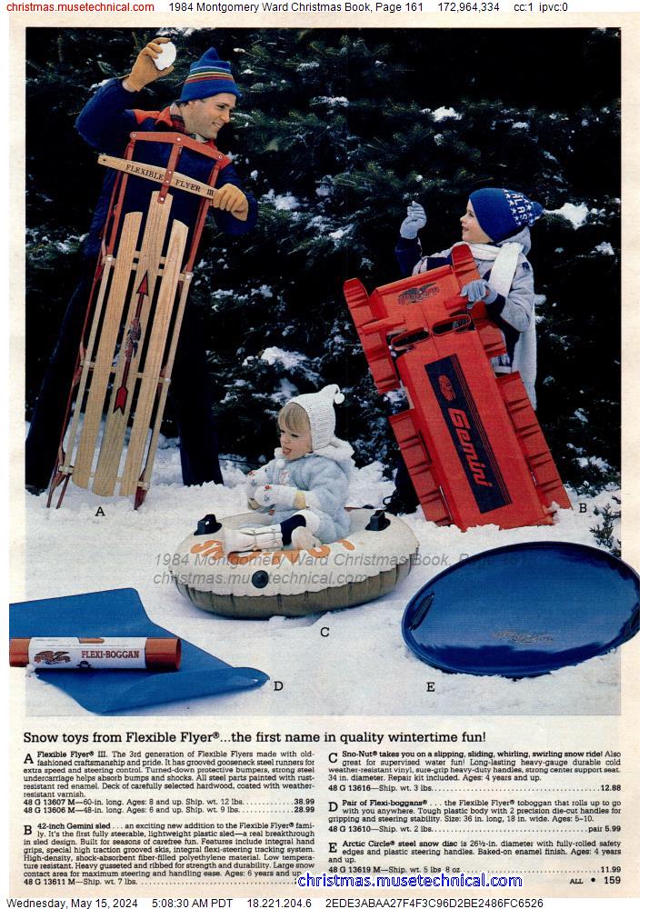 1984 Montgomery Ward Christmas Book, Page 161