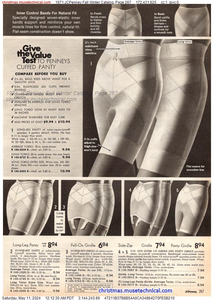 1971 JCPenney Fall Winter Catalog, Page 267