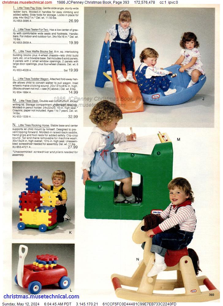 1986 JCPenney Christmas Book, Page 393