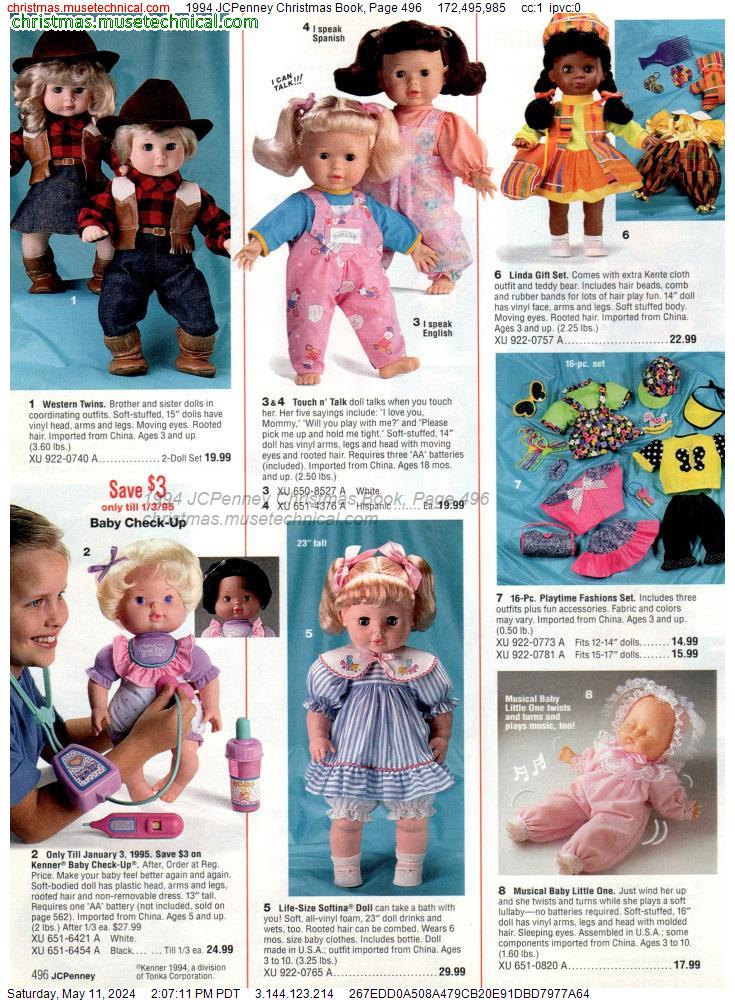 1994 JCPenney Christmas Book, Page 496