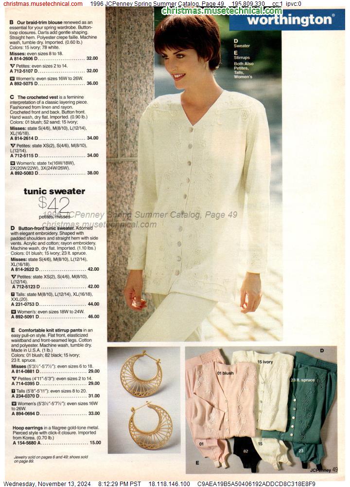 1996 JCPenney Spring Summer Catalog, Page 49