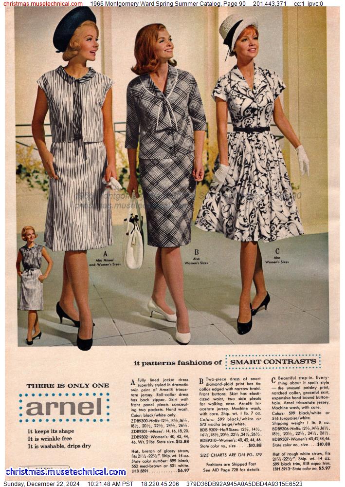 1966 Montgomery Ward Spring Summer Catalog, Page 90