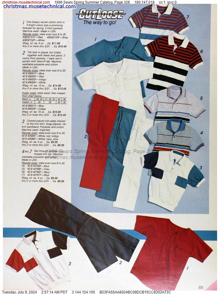 1986 Sears Spring Summer Catalog, Page 326