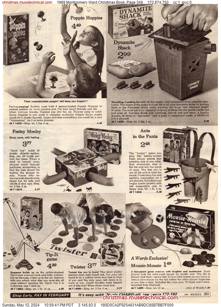 1969 Montgomery Ward Christmas Book, Page 349