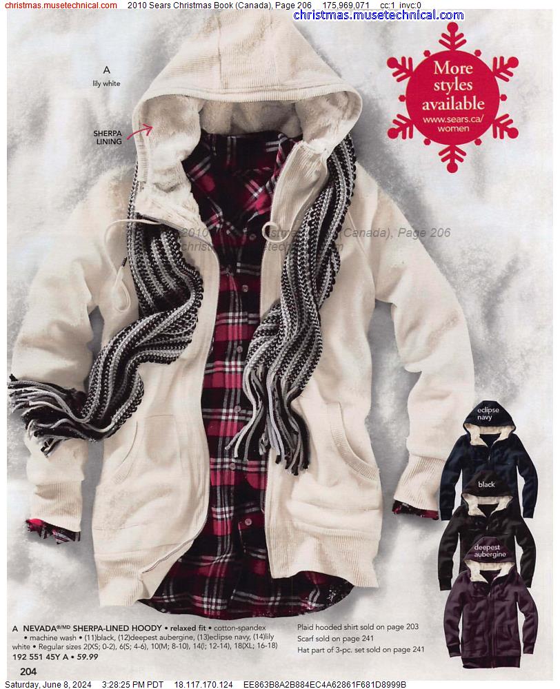 2010 Sears Christmas Book (Canada), Page 206