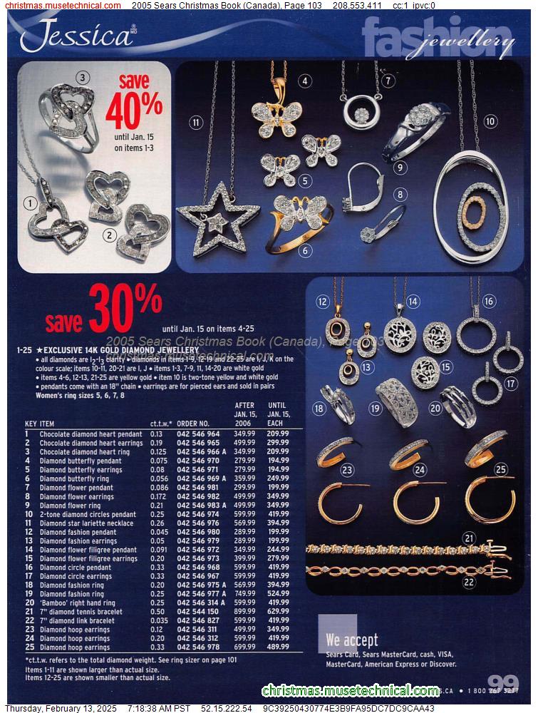 2005 Sears Christmas Book (Canada), Page 103