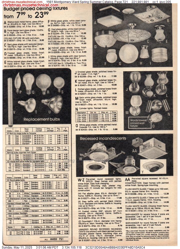 1981 Montgomery Ward Spring Summer Catalog, Page 721