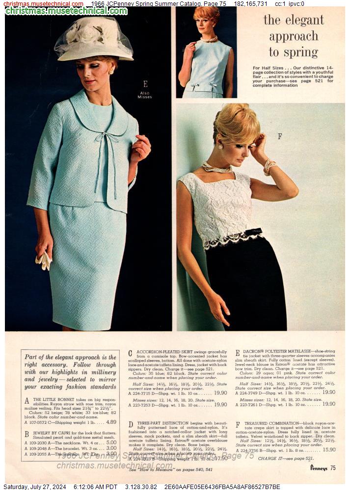1966 JCPenney Spring Summer Catalog, Page 75