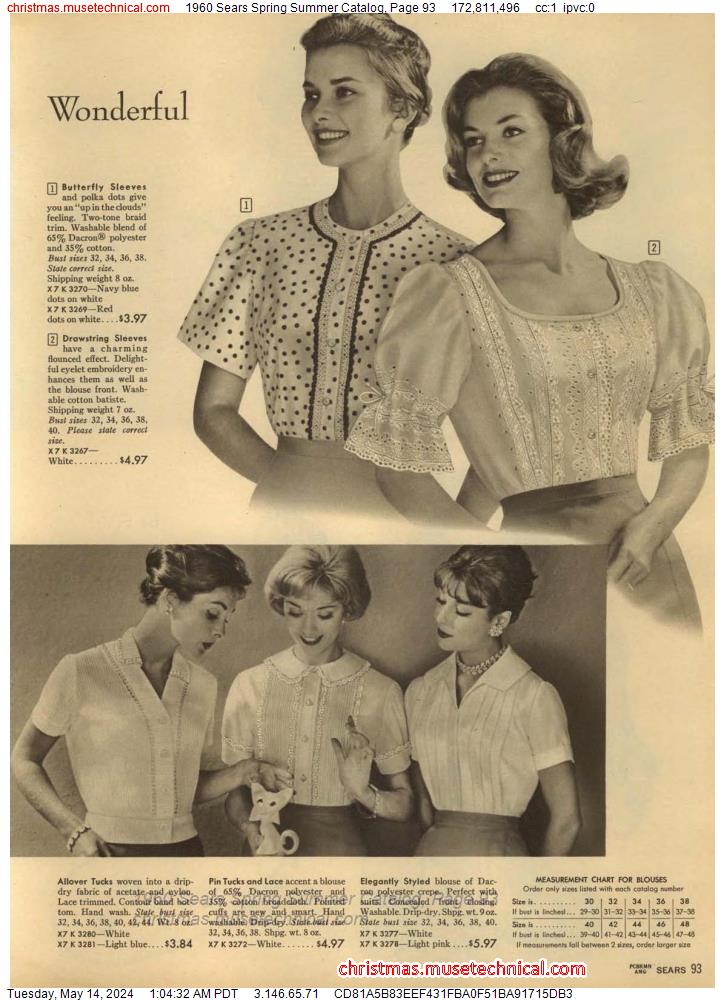 1960 Sears Spring Summer Catalog, Page 93