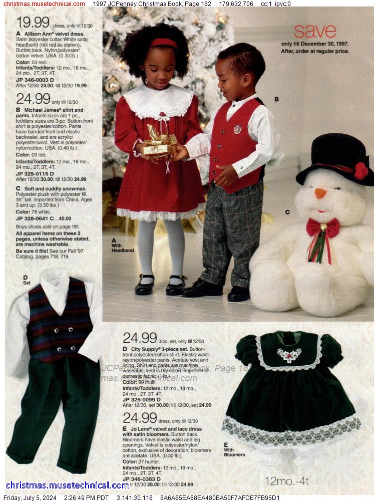 1997 JCPenney Christmas Book, Page 182