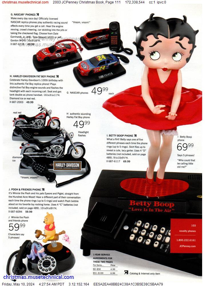 2003 JCPenney Christmas Book, Page 111