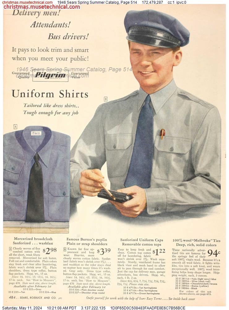1946 Sears Spring Summer Catalog, Page 514